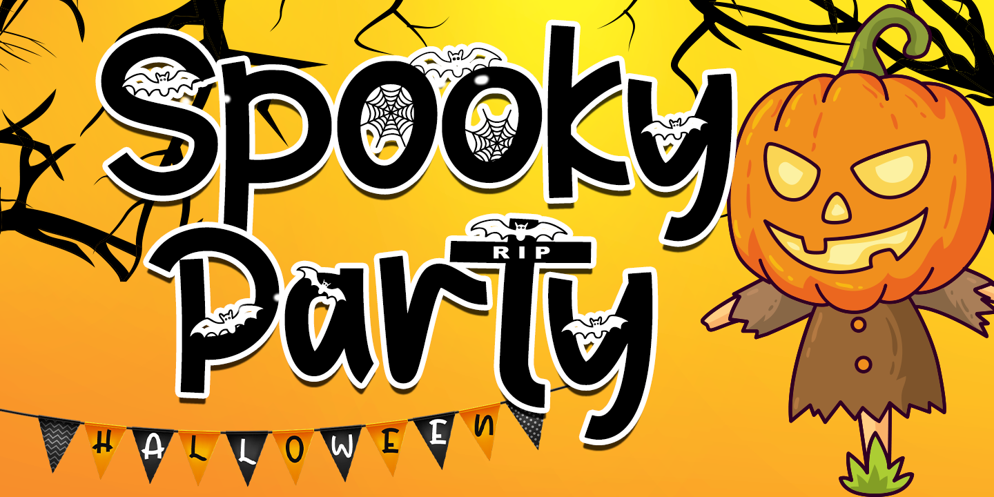 Przykładowa czcionka Spooky Party #1